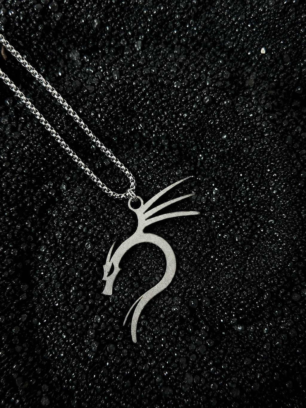 Cyber Drake Pendant Necklace