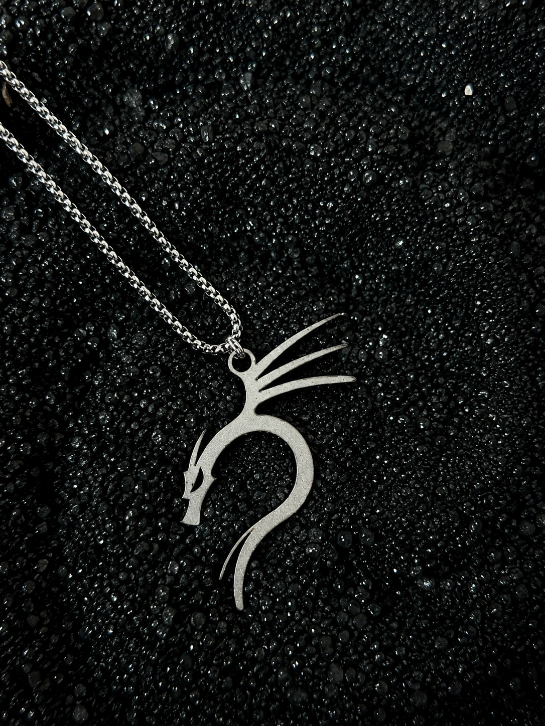Cyber Drake Pendant Necklace