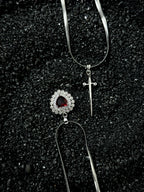 Love & War Necklace| Couple Sword Chain