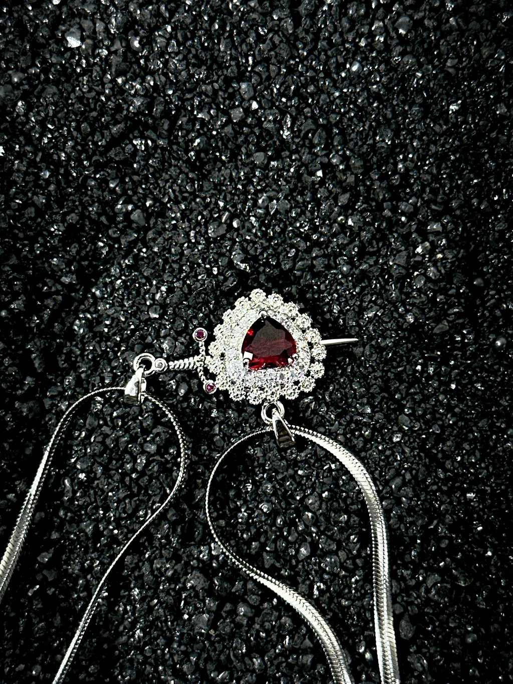 Love & War Necklace| Couple Sword Chain