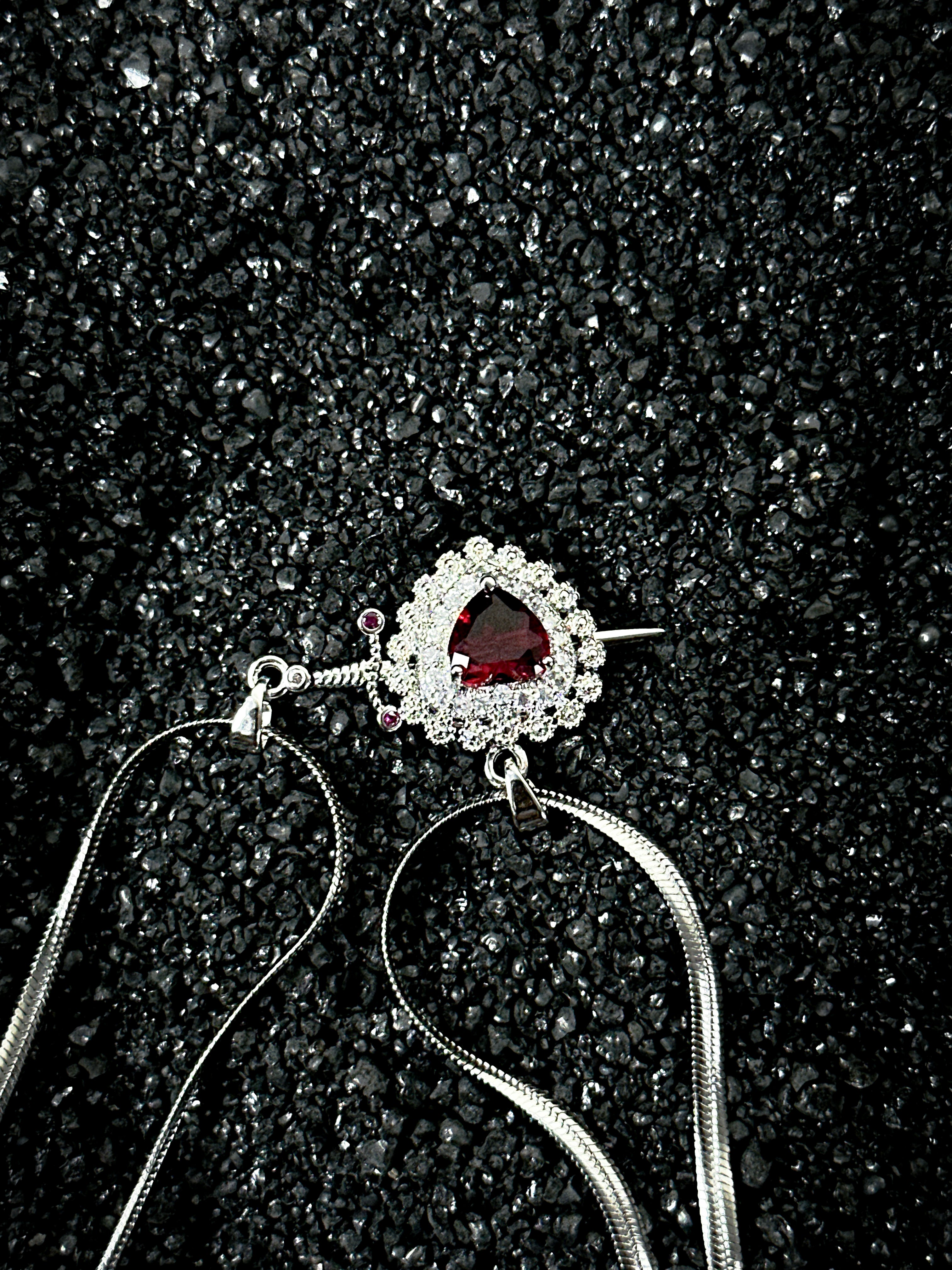 Love & War Necklace| Couple Sword Chain